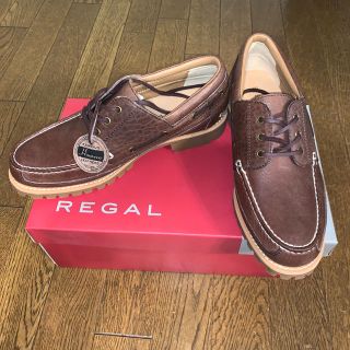 リーガル(REGAL)のREGAL モカシンシューズ 25.5cm【新品未使用】(スリッポン/モカシン)