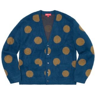 シュプリーム(Supreme)のsupreme brushed polka dot cardigan(カーディガン)