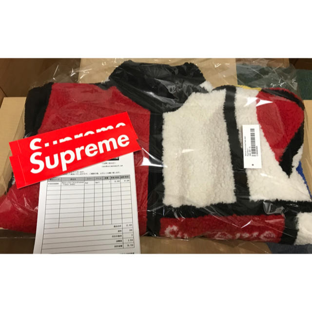 Supreme(シュプリーム)のSupreme reversible colorblocked fleece メンズのジャケット/アウター(ブルゾン)の商品写真