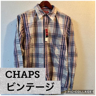 チャップス(CHAPS)の新品 CHAPS チェックシャツ メンズ Lサイズ シャツ ラルフローレン(シャツ)