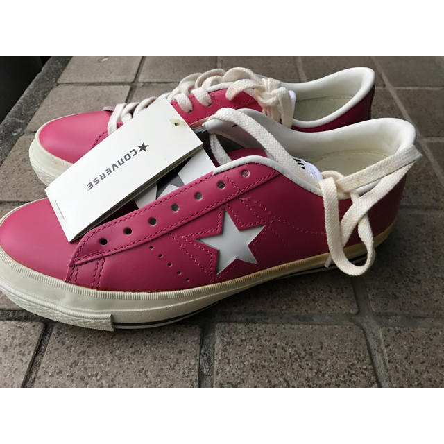 CONVERSE(コンバース)のワンスター  ピンク　24.5 コンバース　converse レディースの靴/シューズ(スニーカー)の商品写真