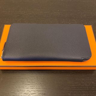 エルメス(Hermes)の★新品未使用★エルメスシルクインロング ブルーインディゴ(財布)