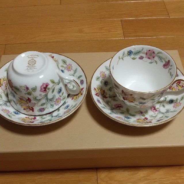 MINTON(ミントン)のMINTON カップ&ソーサー2客 インテリア/住まい/日用品のキッチン/食器(グラス/カップ)の商品写真