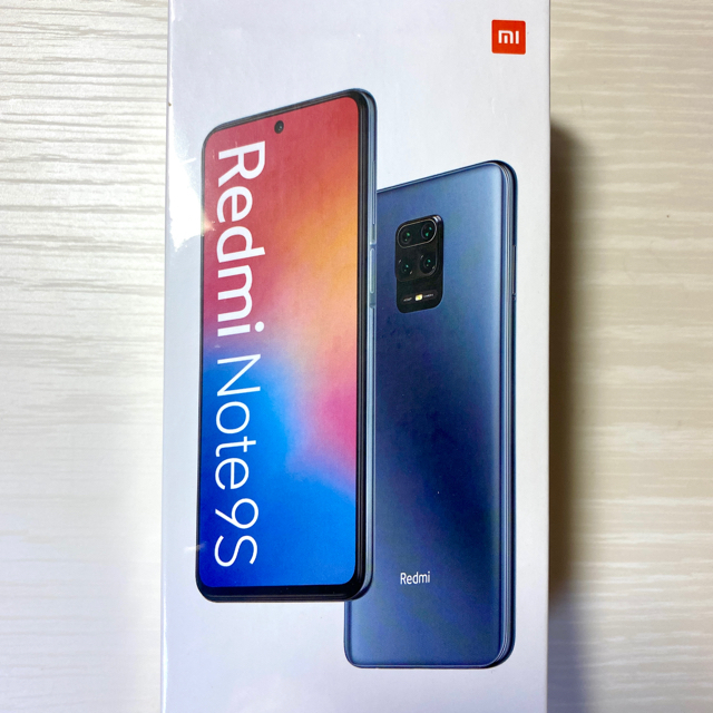 【新品未開封】Redmi Note 9S 4GBRAM 64GBROM グレー