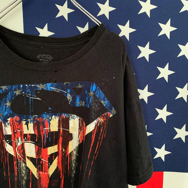 USA  スーパーマン  Tシャツ  L