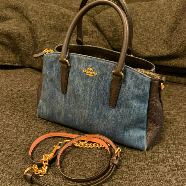 COACH(コーチ)のcoach♡デニムハンドバッグ レディースのバッグ(ハンドバッグ)の商品写真