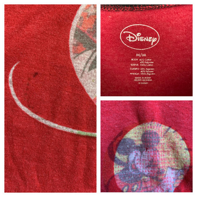 Disney(ディズニー)のUSA古着  ミッキーマウス  Tシャツ レディースのトップス(Tシャツ(半袖/袖なし))の商品写真