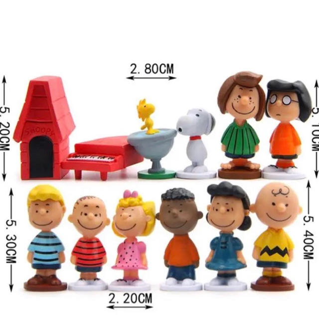 SNOOPY(スヌーピー)の大人気！　SNOOPY スヌーピー　フィギュアセット エンタメ/ホビーのおもちゃ/ぬいぐるみ(キャラクターグッズ)の商品写真