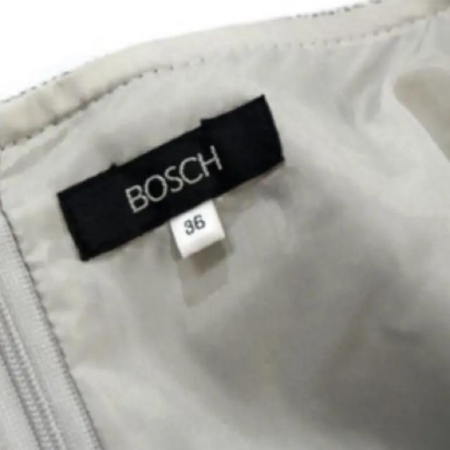 BOSCH(ボッシュ)のBOSCH ボッシュ バックZIPウールブレンドニットワンピース レディースのワンピース(ひざ丈ワンピース)の商品写真