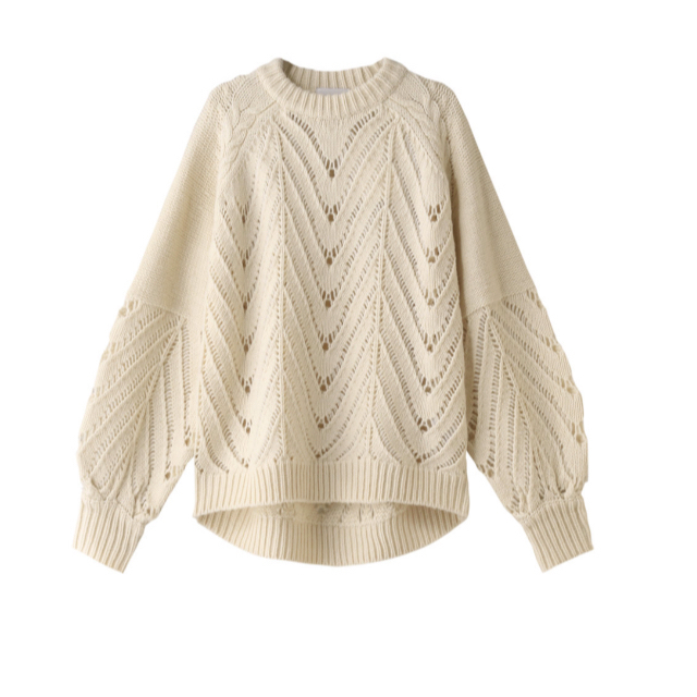 CLANE クラネ ニット OPENWORK CABLE KNIT