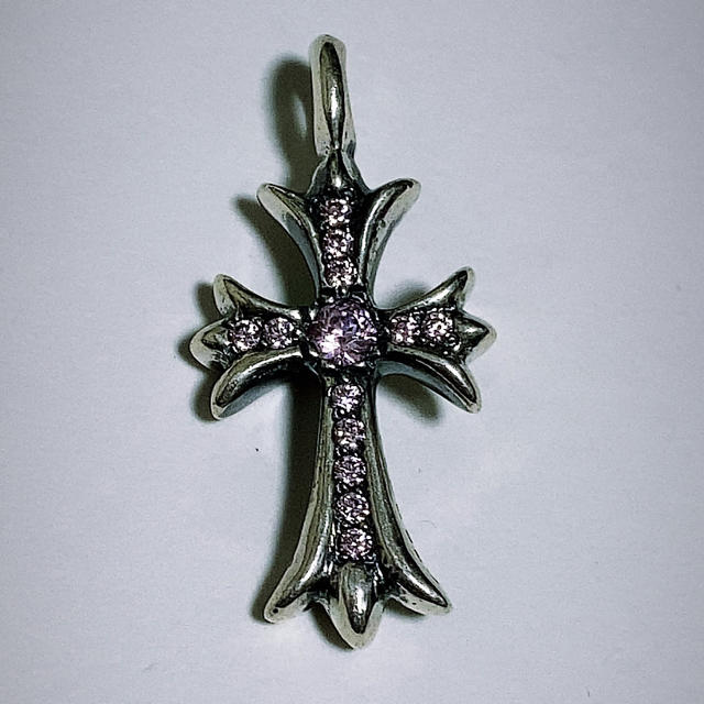 美品◇Chrome hearts◇クロムハーツ◇タイニー CHクロス フープ 美品◇Chrome hearts◇クロムハーツ◇タイニー CHクロス フープ