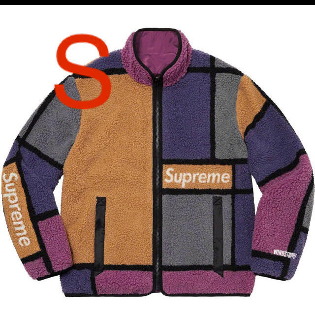 supreme  Fleece Jacket パープル　S