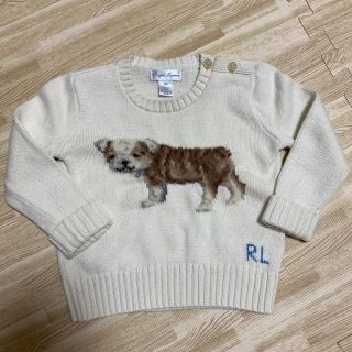 ラルフローレン(Ralph Lauren)の美品　定価21890円　ラルフローレン　ニット　80 90(ニット/セーター)