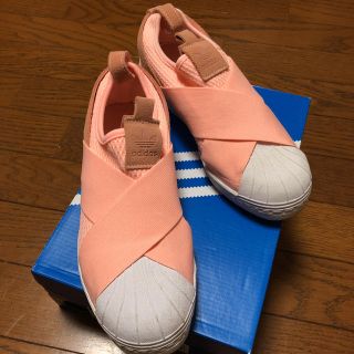 アディダス(adidas)のadidas slip on W アディダス オリジナルズ オレンジ(スニーカー)