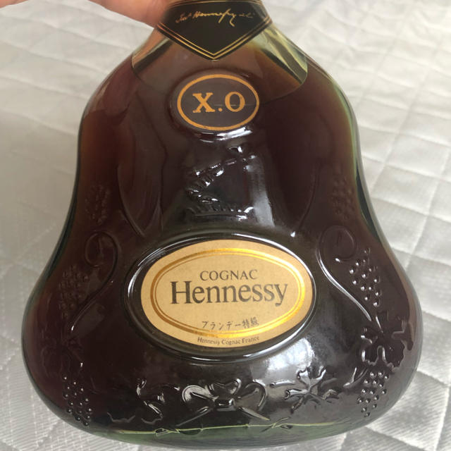 ヘネシー　XO グリーンボトル　green Hennessy COGNAC 食品/飲料/酒の酒(ブランデー)の商品写真