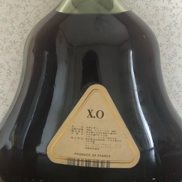 ヘネシー　XO グリーンボトル　green Hennessy COGNAC 食品/飲料/酒の酒(ブランデー)の商品写真