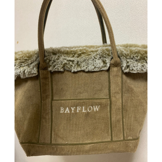 BAYFLOW(ベイフロー)のBAYFLOW / コードゥロイファートートバック レディースのバッグ(トートバッグ)の商品写真