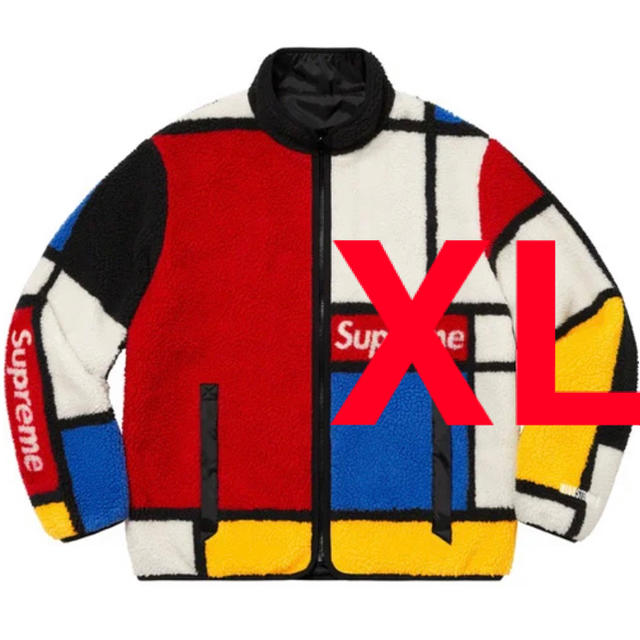 Supreme Colorblocked Fleece Jacket XLジャケット/アウター