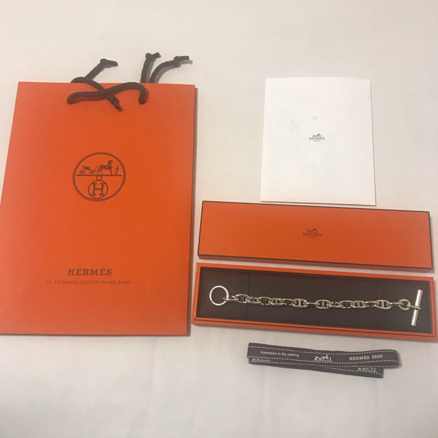 1度のみ着用　美品　HERMES エルメス　シェーヌダンクル　mm 15