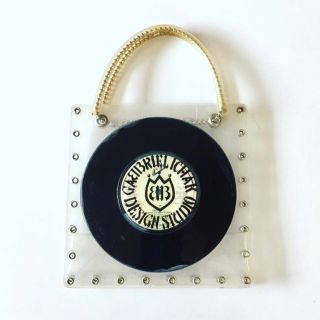 ジャンポールゴルチエ(Jean-Paul GAULTIER)の90s VINTAGE   PVC record handbag(ショルダーバッグ)