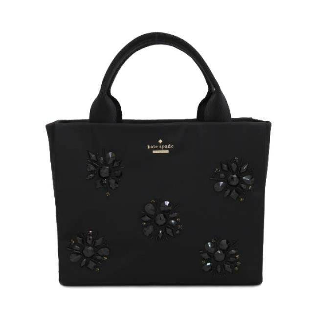 美品　kate spade ケイトスペード　ビジュー  バッグ　ブラック