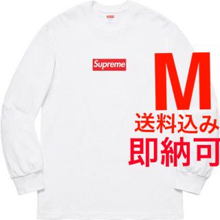 Supreme Box Logo L/S Tee ロングスリーブ M