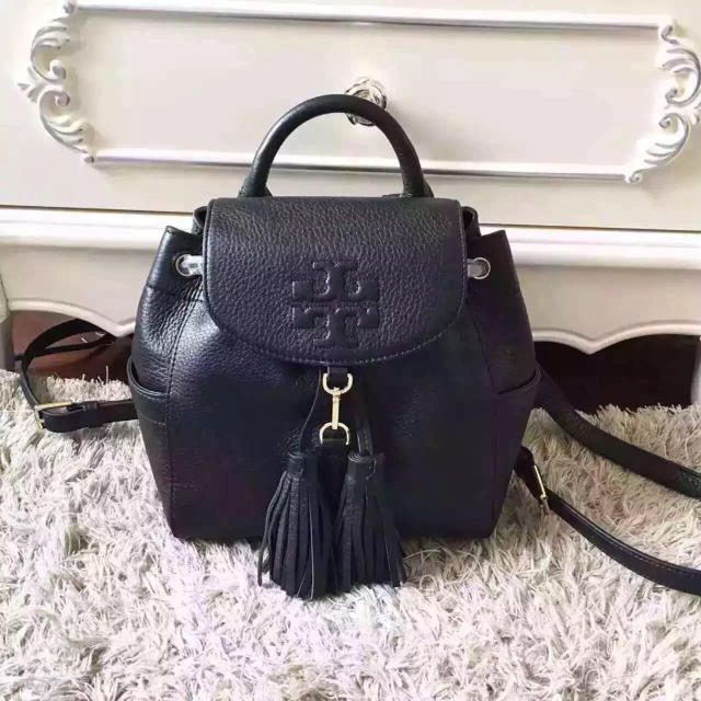 Tory Burch - トリーバーチ ミニリュックサックブラックの通販 Tory Burch - トリーバーチ ミニリュックサックブラックの通販