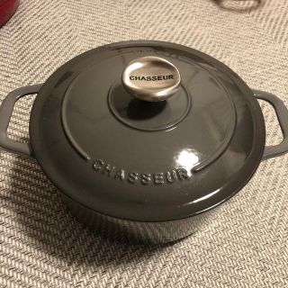 ルクルーゼ(LE CREUSET)の【しお様専用】サブライムラウンドキャセロール20cmキャビア　他一点(鍋/フライパン)