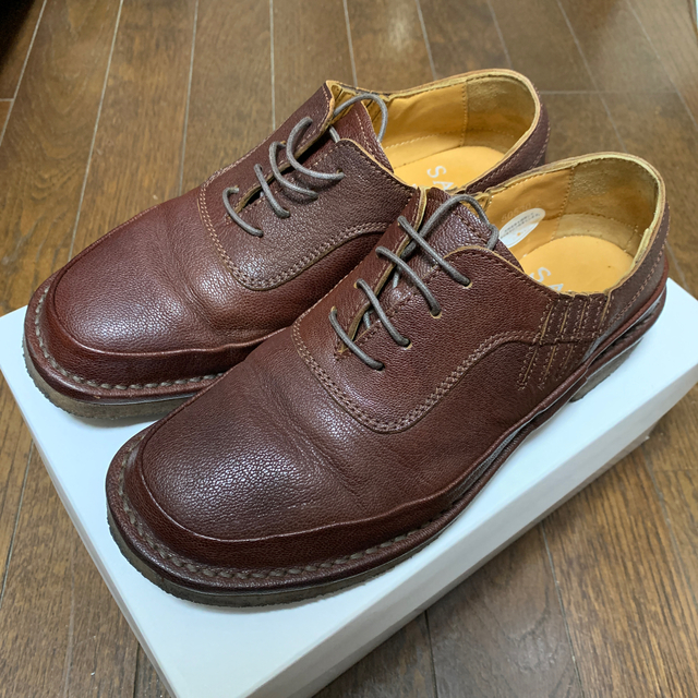 SAYA(サヤ)のSAYA サヤ ローファー 赤茶色 23.0センチ レディースの靴/シューズ(ローファー/革靴)の商品写真