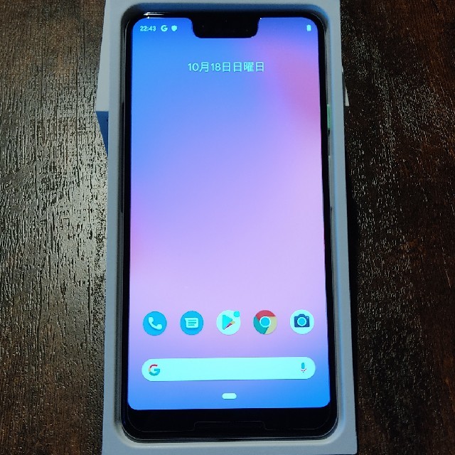 ANDROID(アンドロイド)の 【美品】Google Pixel 3 XL 64GB クリアリーホワイト スマホ/家電/カメラのスマートフォン/携帯電話(スマートフォン本体)の商品写真