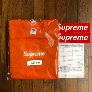 シュプリーム(Supreme)のよっしー様専用Supreme Box Logo L/S Tee Orange M(Tシャツ/カットソー(七分/長袖))