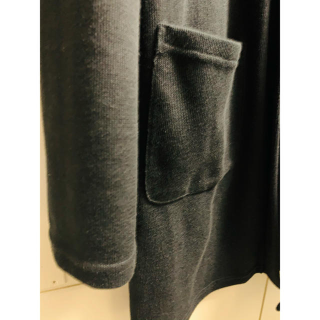 BROWNY(ブラウニー)のBrowny ロングカーディガン 黒 メンズのジャケット/アウター(その他)の商品写真