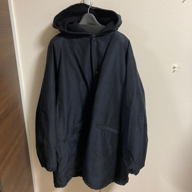 comoli コットンシルクフーデッドコート size3 comoli コットンシルクフーデッドコート size3