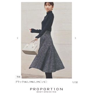 プロポーションボディドレッシング(PROPORTION BODY DRESSING)のスカート(ひざ丈スカート)