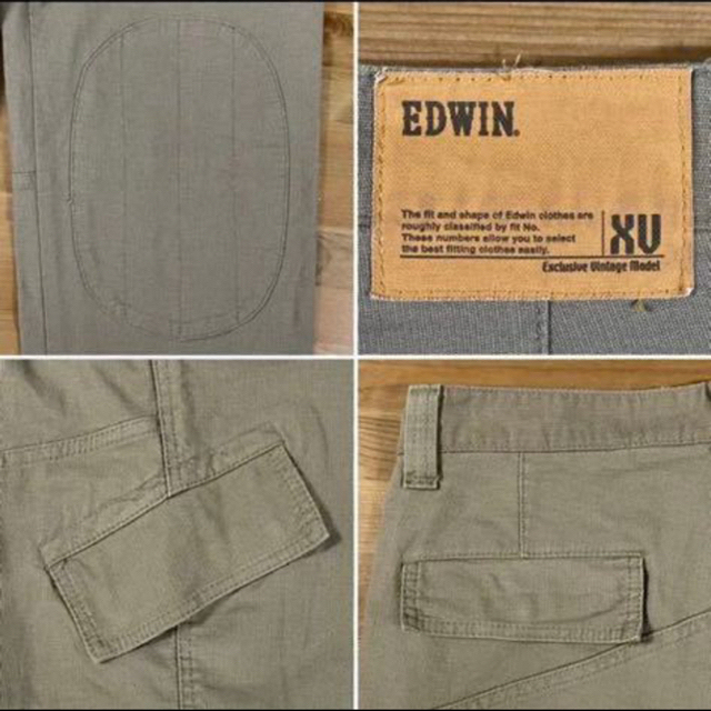 EDWIN(エドウィン)のEDWIN XV 膝パッチ ダブルニー ワークパンツ メンズのパンツ(ワークパンツ/カーゴパンツ)の商品写真