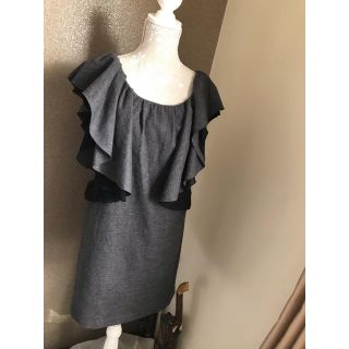 ジルスチュアート(JILLSTUART)の♡ジルスチュアートグレーゆったりワンピース♡(ひざ丈ワンピース)