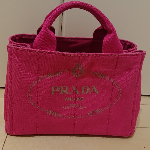 PRADA プラダ カナパ ピンク - トートバッグ