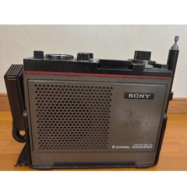 SONY(ソニー)のSONY　ICB-770　CB無線機 エンタメ/ホビーのテーブルゲーム/ホビー(アマチュア無線)の商品写真