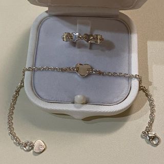 スタージュエリー(STAR JEWELRY)のスタージュエリーシルバー・K18リング9号＆ブレスレット(リング(指輪))