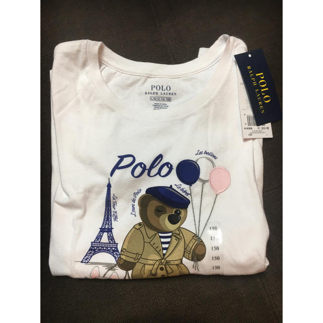 POLO RALPH LAUREN(ポロラルフローレン)の新品　ラルフローレン　ポロベア　Tシャツ　150 キッズ/ベビー/マタニティのキッズ服女の子用(90cm~)(Tシャツ/カットソー)の商品写真