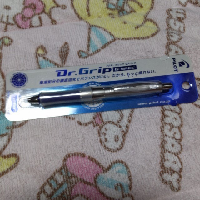 PILOT(パイロット)のPILOT　Dr.Grip　ソフトグリップ　油性ボールペン　パープル インテリア/住まい/日用品の文房具(ペン/マーカー)の商品写真