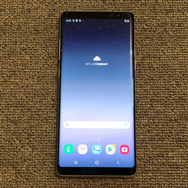 SIMフリー Galaxy Note8 sc-01k ゴールド 本体のみ 182 人気特価 8160