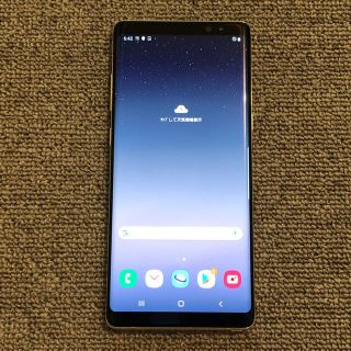 SIMフリー Galaxy Note8 sc-01k ゴールド 本体のみ 182(スマートフォン本体)