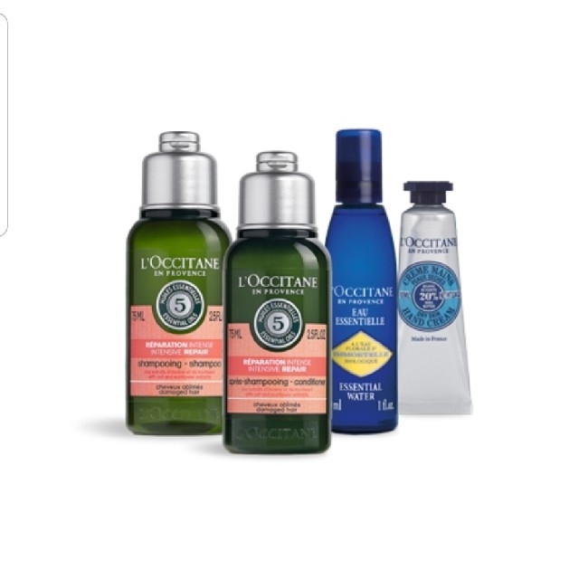 L'OCCITANE(ロクシタン)のL'OCCITANE☆お試しセット コスメ/美容のヘアケア/スタイリング(シャンプー/コンディショナーセット)の商品写真