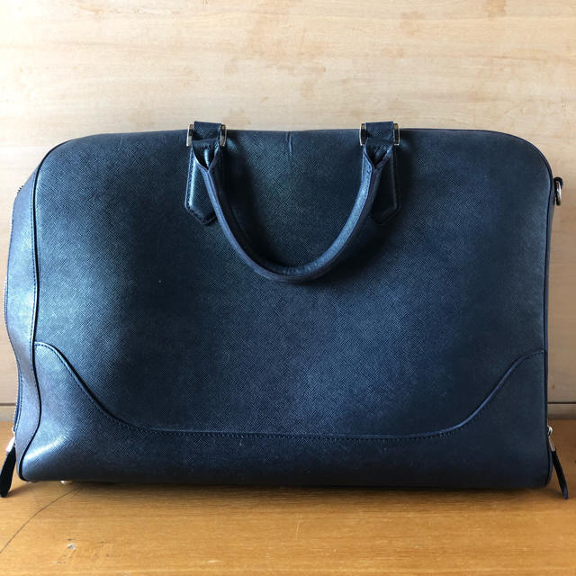 PELLE MORBIDA(ペッレ モルビダ)のタイソン2434様専用　PELLE MORBIDA ネイビー　ビジネスバック　 メンズのバッグ(ビジネスバッグ)の商品写真