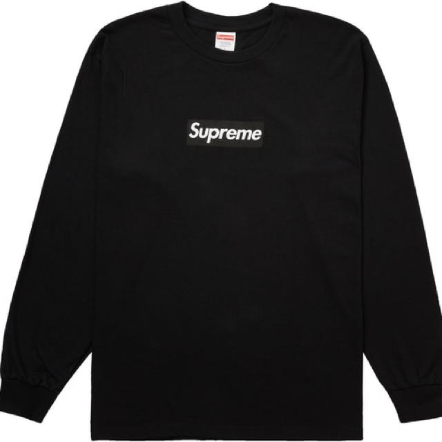 Sカラー【正規品】　Supreme Box Logo L/S Tee Sサイズ　ブラック