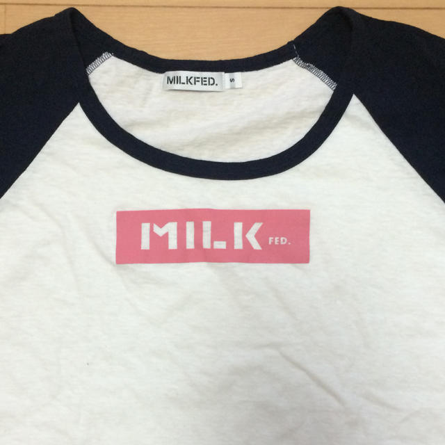 MILKFED.(ミルクフェド)のミルクフェド 7分袖Tシャツ レディースのトップス(Tシャツ(長袖/七分))の商品写真