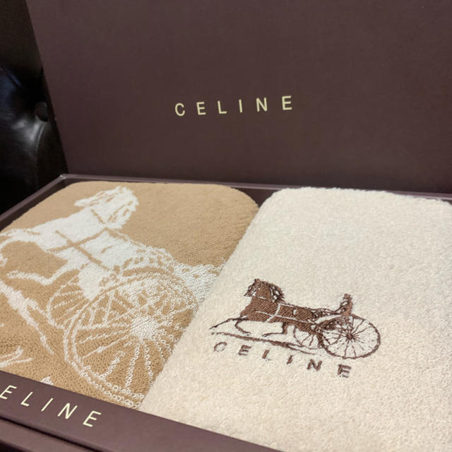 celine(セリーヌ)のセリーヌ  フェイスタオル インテリア/住まい/日用品の日用品/生活雑貨/旅行(タオル/バス用品)の商品写真