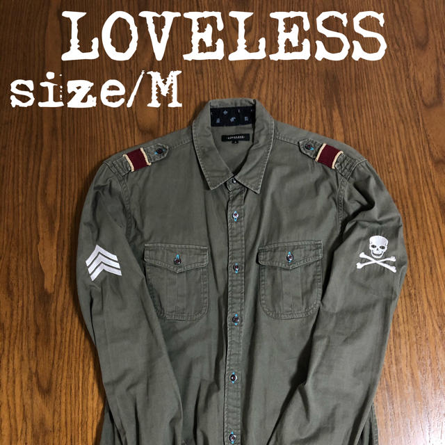 LOVELESS ラブレスミリタリーシャツ　M