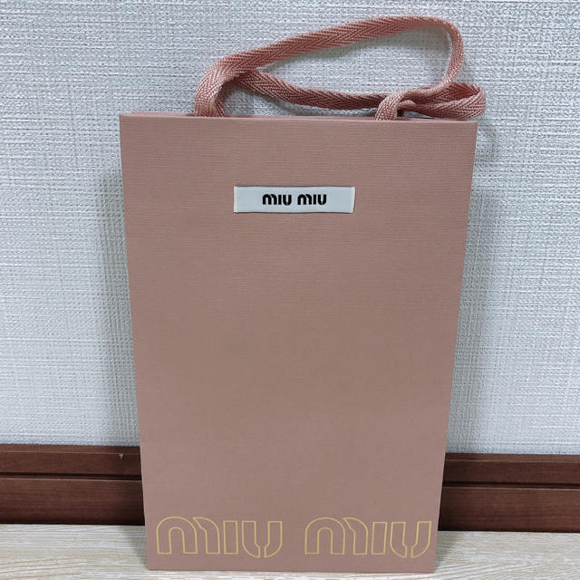 miumiu(ミュウミュウ)のmiumiu ショッパー レディースのバッグ(ショップ袋)の商品写真